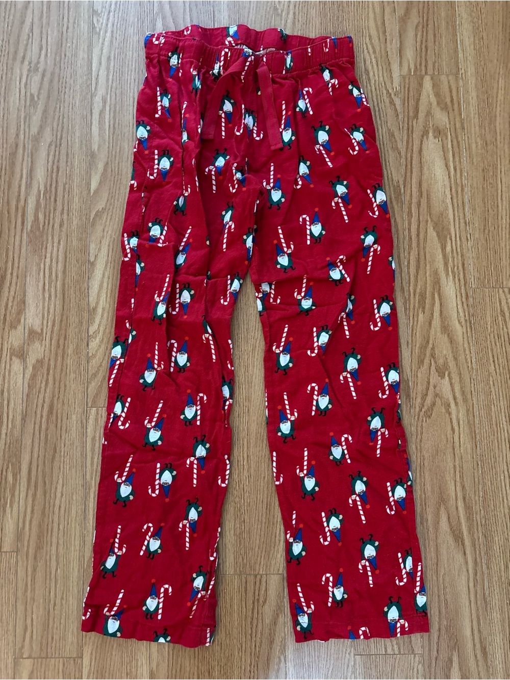 Old Navy Red Penguin Candy Cane Pajama Pants